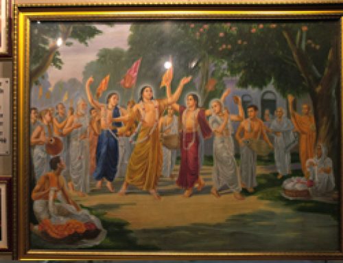 Lord Caitanya Mahaprabhu  Lotus Feet Umbrella
